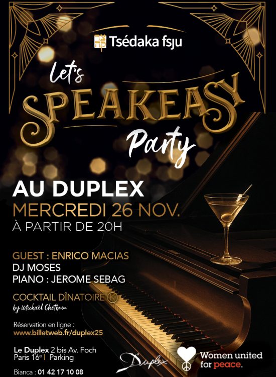 Soirée Duplex tsédaka 2025 ok
